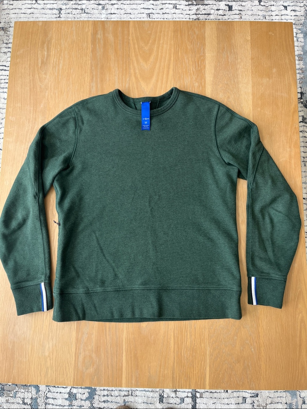 Kit And Ace Men's Crewneck Sweatshirt in Forest Green